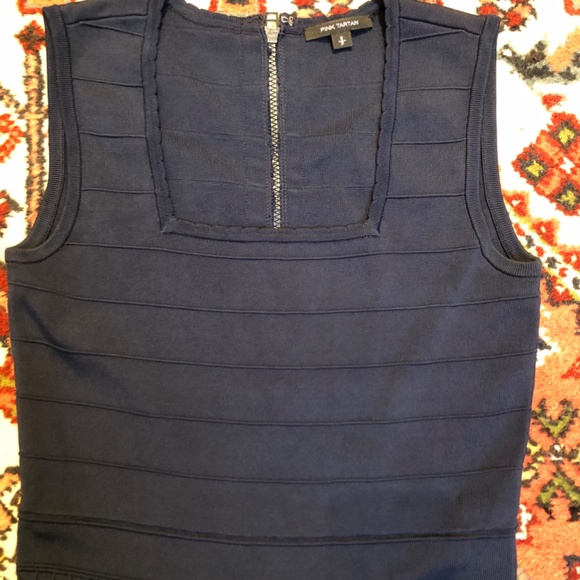 Pink Tartan Fit and Flare Dress - Picture 2 of 4